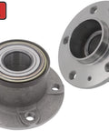 Rear Wheel Bearing Hub Assembly For Ram ProMaster 1500 2500 3500 Low Runout 2 Piece Kit With Quad Lip Seal Rust And Water Resistant Coating Fits 2014-2020 ProMaster Vans For Smooth Turns And Quiet Rides front view