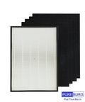 Replacement True HEPA Filter Set with 4 Pack Activated Carbon Pre Filters for Kenmore 83195 83254 83396 85254 FK3 Air Purifiers