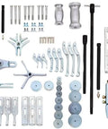 Heavy Duty Auto Puller Set Dope Gear Removal Kit Multi Color Pro Tools With Quick Release Pins Durable Alloy Build