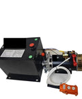 Heavy Duty 12V 24V 48V Power Unit Hydraulic Pump Station For Electric Forklift Stacker Dump Truck With 1.2kw Double Acting Oil Motor.