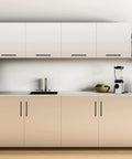 Modern kitchen with 18 Pack 8-4/5 Inch Square Cabinet Handles Matte Black Pulls For Drawers Cabinets And Cupboards