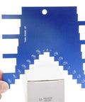 2 In 1 Aluminum Step Depth Gauge For Router And Table Saw Pro Grade Adjustable Cutting Height Woodworking Tool Blue