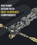 Electric Pressure Washer 2.0 GPM Full Kit With 1800 Peak PSI showing easy-to-replace pump components for detailed maintenance