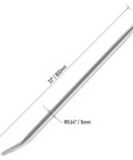 32 Inch Aligning Pry Bar With Non Slip Handle For Prying And Alignment Round Crowbar Sleever Bar Chrome Vanadium Steel with dimensions