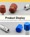 17 Piece Car AC Valve Core Kit Pro Grade With R12 To R134a Conversion, AC Removal Tool And Service Port Seal Caps details