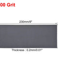 800 grit waterproof wet dry sanding sheet, 230mm x 94mm, for auto body wood and metal polishing tasks, Get That Perfect Finish With These 30 Pcs Waterproof Wet Dry Sanding Sheets Assortment For Auto Body Wood And Metal Polishing Tasks With Custom Trim Sizes.