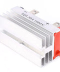 Rock Solid Three Phase Rectifier Bridge Module 50A 1200V High Power Diode in silver aluminum with red terminal for industrial use.