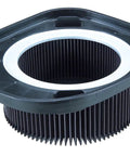 Heavy Duty Powder Filter For Dust Collection Systems Killer Replacement Part, black filter unit with ridged design for air purification.