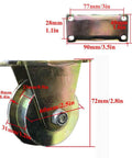 Heavy Duty 3 Inch Sliding Gate Roller T Type With T Groove Track Wheel And Rail, steel sheave, various dimensions shown