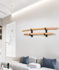 Katana Wall Mount Display For Samurai Swords In Clear Acrylic Home Decor Sword Holder On Living Room Wall