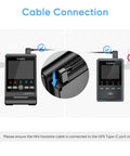 Hardwire Kit With 8 Fuse Tap Pack And Type C Port For Dash Cams cable connection guide for A229 and A119Mini2