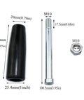 Revolving Lathe Crank Handles Set For Trailer Jacks M10 Thread Grips With Nuts Crank Hand Wheel components dimensions