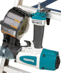 Premium Pneumatic 15 Degree Siding Coil Nailer With Tool-Less Depth Adjustment And Nine Detents on ladder