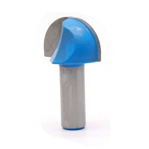 Round Nose Router Bit With 1-1/2 Inch Cutting Diameter And 1/2 Inch Shank in blue, Cove Box Router Bit for Woodworking, CNC