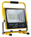 Spot Lighting 100W Rechargeable Led Work Light Portable Floodlight 600,，，yellow and black portable solar work light on stand.