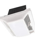 Super Quiet 90 CFM Bathroom Exhaust Fan With Built In LED Light, Ceiling Mounted Vent With White Grill, 4 Inch Duct