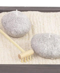 Dope 60 Piece Mini Zen Garden Rake Set For Desk Top Meditation And Sand Art with stones and rake in sandbox