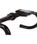 Handlebar Mount for Wahoo Elemnt Roam Bolt Mini and Elemnt Devices with quick hinged install on black handlebars