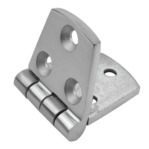 Stainless Steel Strap Door Hinges 4 Piece Set For Boats And Yachts 76 By 38 mm Silent Operation Marine Hardware Rustproof Heavy Duty Hinges