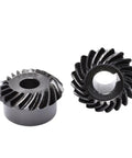 Top Shelf Rock Solid Spiral Bevel Gear Set, Precision Engineered With 1.5M Module And Heavy Duty Alloy Steel gears for custom projects.