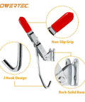 Two Pack J Hook Toggle Clamp With 451 Pull Action And 375 Lb Holding Capacity Heavy Duty Clamp for woodworking and cabinets