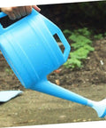 Long Spout Watering Can For Indoor And Outdoor Plants Plastic Watering Pot With Durable Ergonomic Handle And Long Nozzle Easy Grip For Flowers Foliage And Houseplants Sky Blue Gardening Tool, sky blue plastic