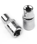 Six Piece Heat Treated Steel E Socket Set With 1/4 Drive For Heavy Duty Mechanics Gear That Lasts And Grips Tight On Bolts So You Can Fix Things Fast Like A Pro, E7 sockets