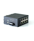 8 Port Industrial Unmanaged Ethernet Switch 10 100 Mbps with DIN Rail or Wall Mount, UL Listed Fanless IP30 Rugged -30 C to 75 C
