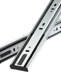Heavy Duty Full Extension Drawer Slides Side Mount 12 to 40 Inch Adjustable Glides With Detachable Quick Release Latches
