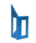 Digital Caliper, Woodworking Angle Ruler 45-90 Degree Aluminum Alloy Square with blue finish measuring tool.