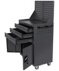 Heavy Duty Rolling Tool Chest On Wheels With Locking Drawers And Soft Liners Rustproof Steel Cabinet For Garage Workshop And Warehouse Tough As Nails Tool Storage With Easy Glide Wheels And Secure Locking System, open