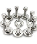 1/4-20 stainless hex bolt kit with nuts and washers