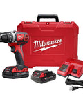 18 Volt Cordless Drill Driver Kit With 500 Inch Pounds Torque One Finger Smooth Control And One Half Inch Keyless Chuck with charger and batteries.