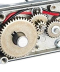 Nema 17 Stepper Motor Linear Actuator With Hella Smooth Electric Push Rod gear assembly showing internal mechanics for smooth operation.