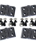Image of 4 Pack Zinc Alloy Hinge Set For 2020 Series 6mm T Slot Aluminum Extrusion Frames And 3D Printer Builds Heavy Duty Hinges