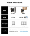 Spec sheet showing bulk pricing for 12 and 60 pairs of Ultra Thin Lightweight Work Gloves With Grip Polyurethane Coating EN388 2016 Certified.