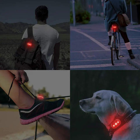 Power Packed Bike Light Set With 5 LED Front Headlight And 3 LED Taillight, Quick Release Mounts, Waterproof And Angle Adjustable, 30 To 40 Feet Beam For Night Riding, Three Modes On Each Light, Tool Free Install