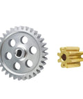 Beef Up 0.5M 32T Spur Gear And 8T Pinion Conversion Kit For 1 24 Scale RC Crawler Axial SCX24 CNC machined steel gears