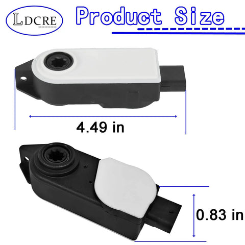 Front Grille Active Aero Shutter Motor Seriously Tough Replacement For Chevy Gmc Cadillac Rigs Getting Airflow Fully Sorted Fast Upgrading Engine Cooling Hella Dependable Direct Bolt On Part 84375398 showing product size 4.49 in x 0.83 in.