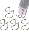 5 Piece Spring Spacer Guide Standoff Kit for Plasma Cutter Torch Heads AG60 compatible, showing metal spacers and torch.