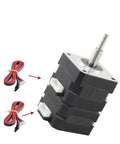 Beefy Hybrid 42 Stepper Motor With Double Layer Stacked Design For High Torque And Precise Motion Control A Micro Stepper With Cables