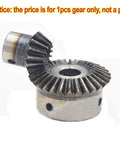 Dope 1.5 Mod Bevel Gear Set With 15T And 30T, 90 Degree 1 To 2 Drive Pairing, 10mm Bore, M5 Screws, Compact Gearbox Upgrade