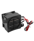 Top Shelf 220 Volt 300 Watt Electric Ceramic Ptc Air Heater With Built In Fan And Smart Thermostatic Control showing heating element and wiring.