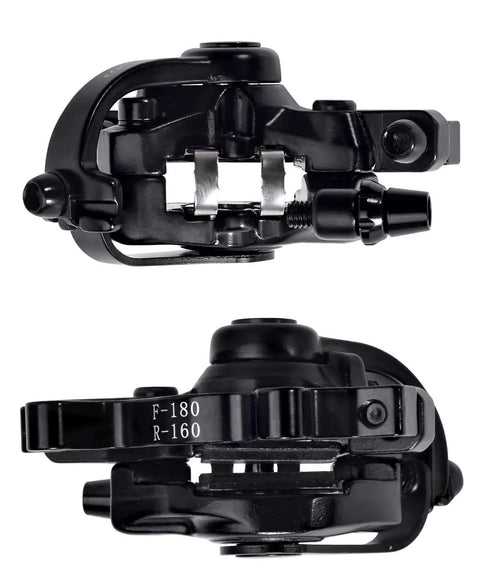 Beefy Dual Piston Caliper Disc Brake Set For Mountain Bikes And More With Alloy Cable Line Pull Brakes Quiet Stopping Power Black 1 Pair