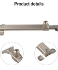 Close-up of 7 Stage Adjustable Window Opening Limiter Lock for Casement Windows, stainless steel stopper details, silver color.
