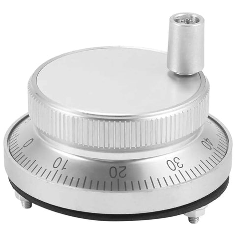 Pro Grade 5V Manual Pulse Generator Hand Wheel Kit for CNC Machine Tools, rotary encoder with six pin connectors, close-up view