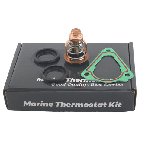 Thermostat Repair Kit For Yamaha 4 Stroke 150 HP Outboard Motors With 140 F Thermostat Replaces 67F-12411 6CB-12411 63P-12414 Sierra 18-3632 Fits Suzuki 17670-90J00 Built For Quick Install And Rock Solid Temperature Control For Long Lasting Performance