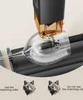 Rotary Roller And Risers Kit For M3 Laser Engraver With 360 Degree Cylindrical Engraving Module engraving glass with "Thank you" text