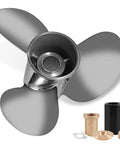 Stainless Steel Outboard Boat Propeller 13.5 By 15 Right Hand Rotation 3 Blade 15 Tooth For Mercury Engines 40 140HP Hub Kits Included