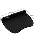 Silicone Coffee Tamper Mat 8 Inch By 6 Inch For Espresso Tamping, Non Slip Barista Pad, showing dimensions and thickness.